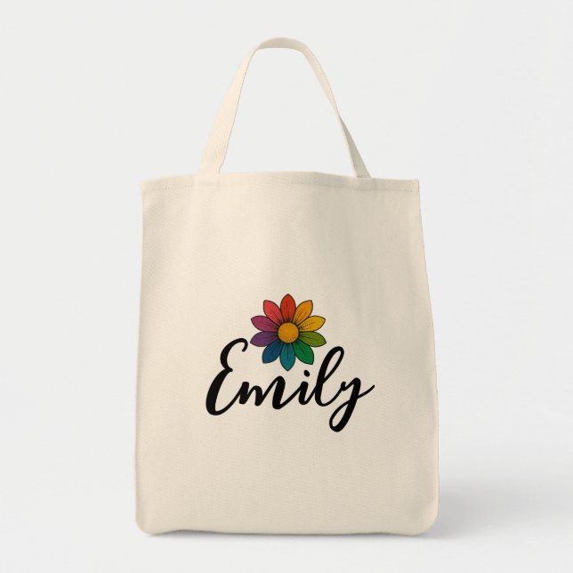 Wonky Zoo Tote Bag - Emily (Front)