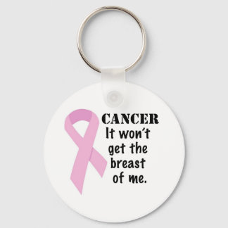 Won't get the Breast of me Keychain