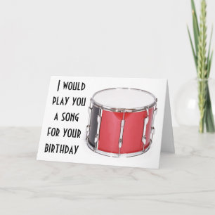 WON'T PLAY A SONG **60th BIRTHDAY CARD** Card