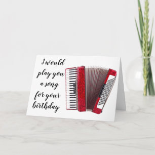 WON'T PLAY A SONG **70th BIRTHDAY CARD** Card