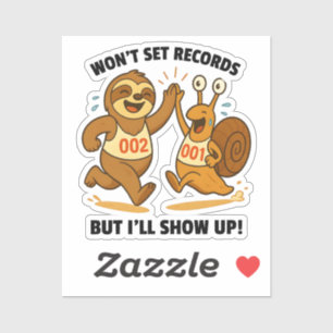 Won't Set Records Team - Funny Running