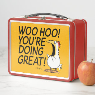 WOO HOO! YOU'RE DOING GREAT! Sandra Boynton Metal Lunch Box