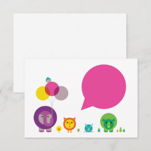 Woo-Hoo! Zoo Fiesta Note Card
