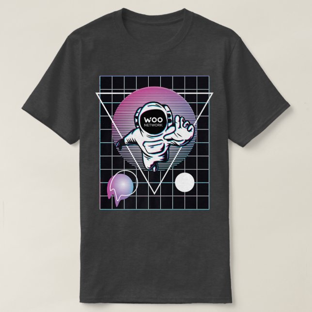 Woo Network Astronaut  T-Shirt (Design Front)