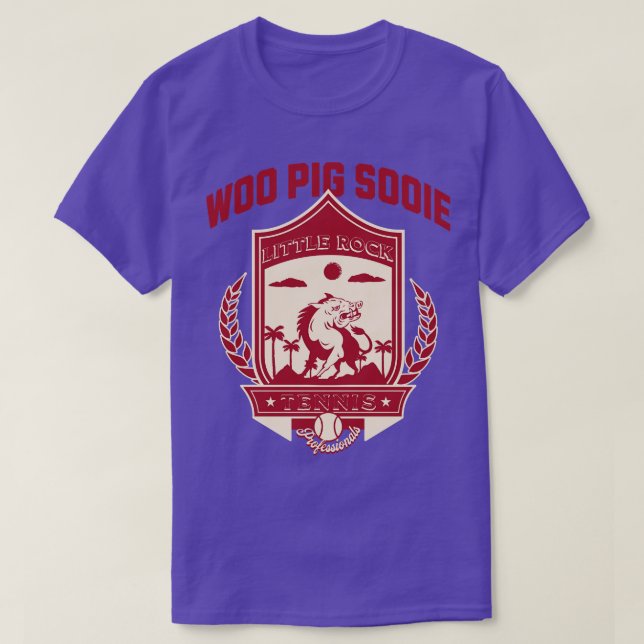 Woo Pig Sooie Tennis Little Rock T-Shirt (Design Front)