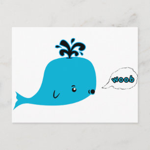 Woob Whale Postcard