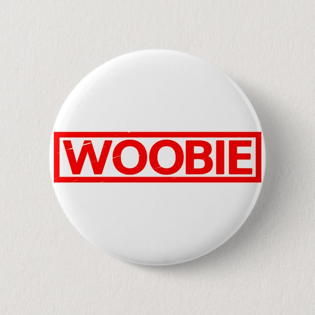 Woobie Stamp 6 Cm Round Badge (Front)