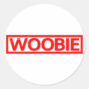 Woobie Stamp Classic Round Sticker