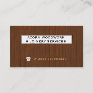 Wood 3, Wood effect Business Cards