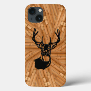 Wood - 3D White Tail Buck Deer Case-Mate iPhone Ca iPhone 13 Case
