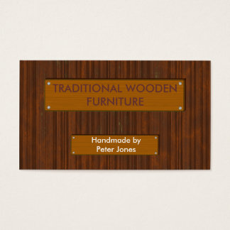 Wood 4 Wood Effect Business Cards