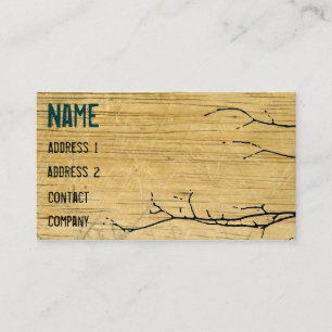 Wood and Ivy Business Card
