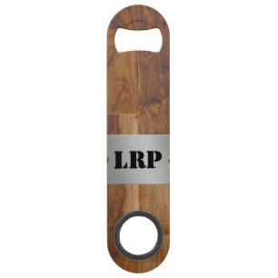 Wood and Metal Monogram Custom Personalise