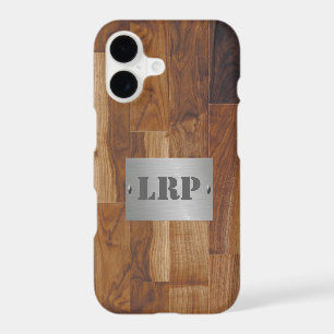 Wood and Metal Monogram Custom Personalise