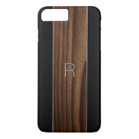 Wood and Metallic Look iPhone 7 Plus Case