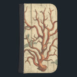 Wood and Small Coral Samsung S4 Wallet Case<br><div class="desc">Stayed relaxed with this beautiful piece of sealife art. This beautiful silhouette of these coral reef will look great on any product. Take the beach with you where ever you go! Enjoy nature's finest sea life.</div>