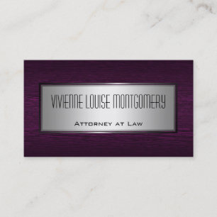 Wood and Steel Modern Professional Business Card