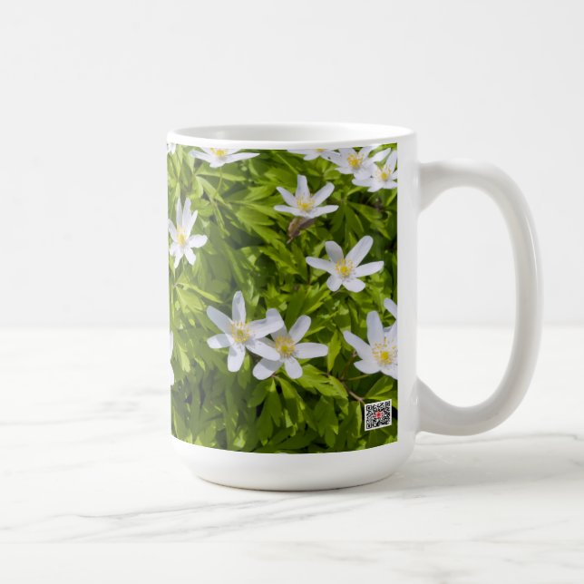 Wood Anemone Coffee Mug (Right)