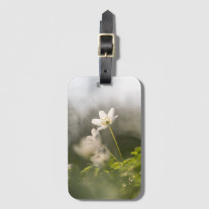 Wood Anemone Nature Photo Luggage Tag
