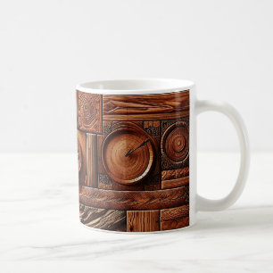 Wood Art Coffee Mug