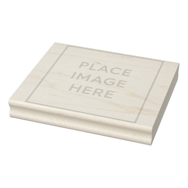 Wood Art Rubber Stamp 4" x 5" (Stamp)