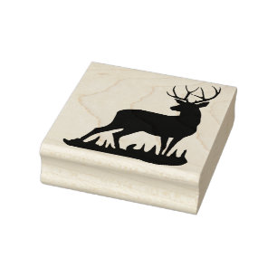 Wood Art Stamps/Deer Buck Rubber Stamp