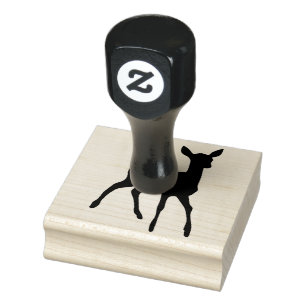 Wood Art Stamps/Deer Rubber Stamp