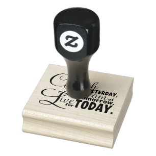 Wood Art Stamps/Quote Rubber Stamp