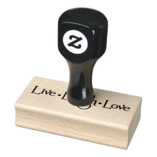 Wood Art Stamps/Quote Rubber Stamp