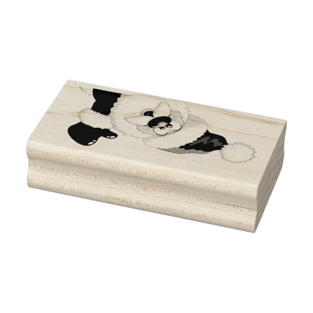 Wood Art Stamps/Santa Claus Rubber Stamp (Stamp)