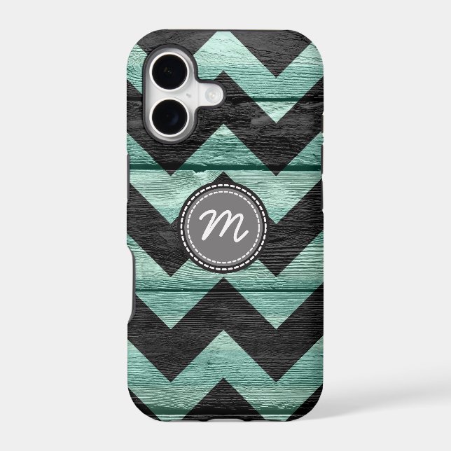 Wood aztec chevron zig zag pattern #6 (Back)