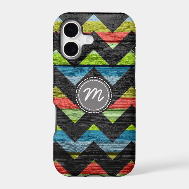 Wood aztec chevron zigzag pattern #10 (Back)