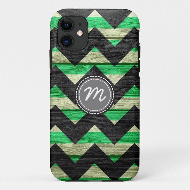 Wood aztec chevron zigzag pattern #6 Case-Mate iPhone case (Back)