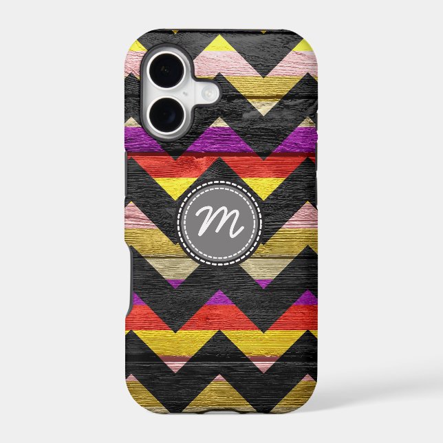 Wood aztec chevron zigzag pattern #7 (Back)