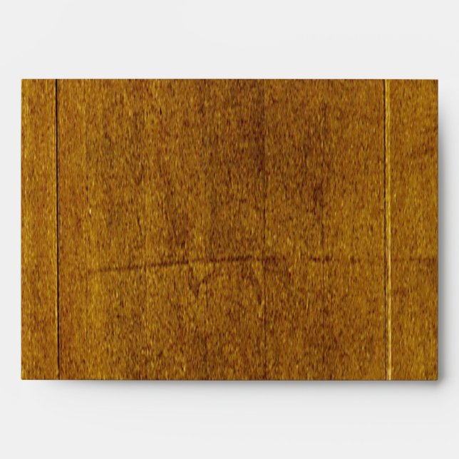 Wood Background Envelope (Front)