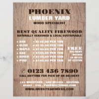 Wood Background, Lumber/Timber/Wood Yard Advert