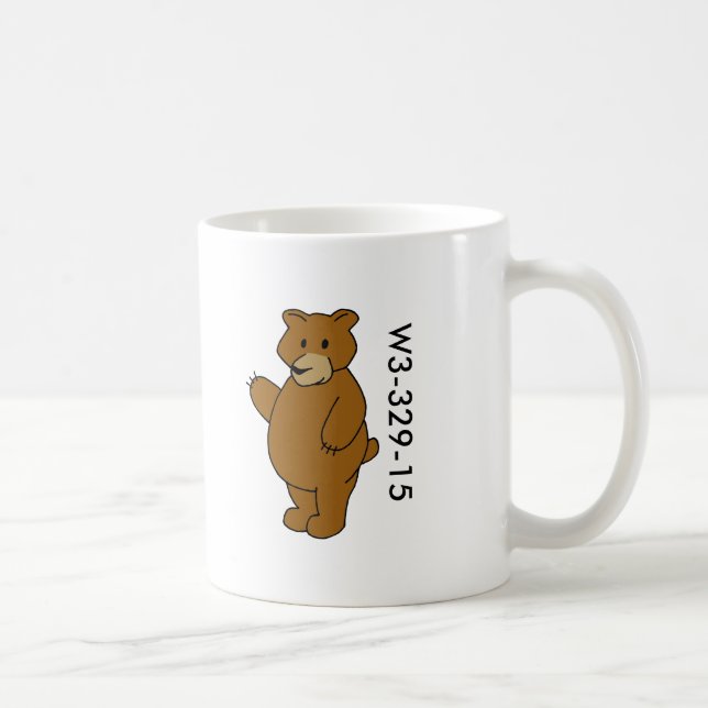 Wood Badge Bear Mug (Right)