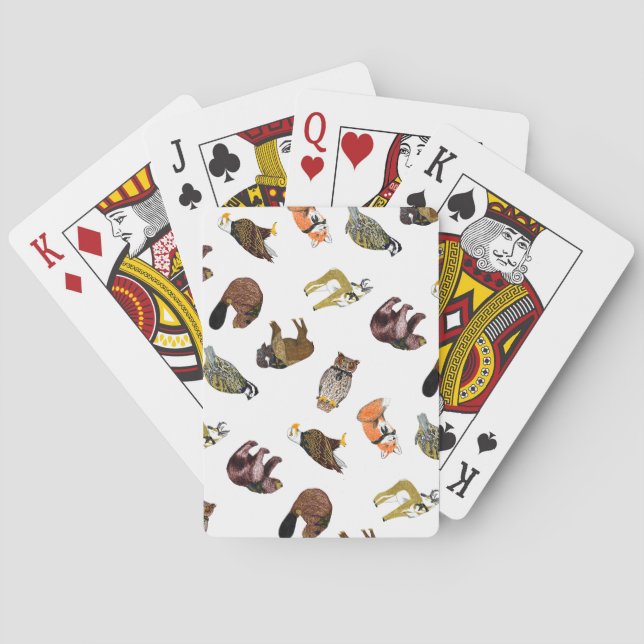 Wood Badge Critter Playing Cards (Back)