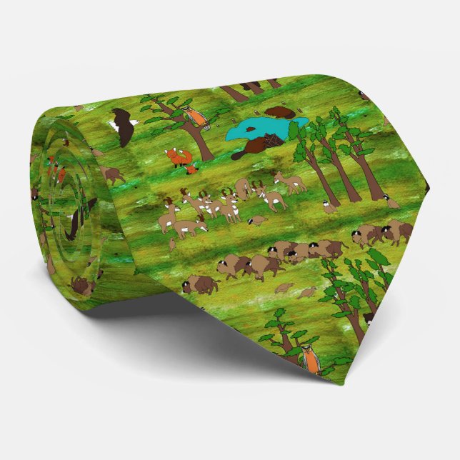 Wood Badge Scenery Tie (Rolled)