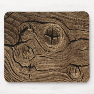 Wood Bark Mouse Pad