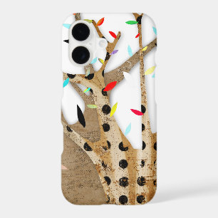 Wood Bark Polka Dots Wedding Tree