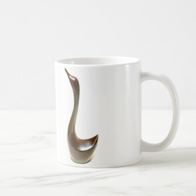 wood bird mug (Right)