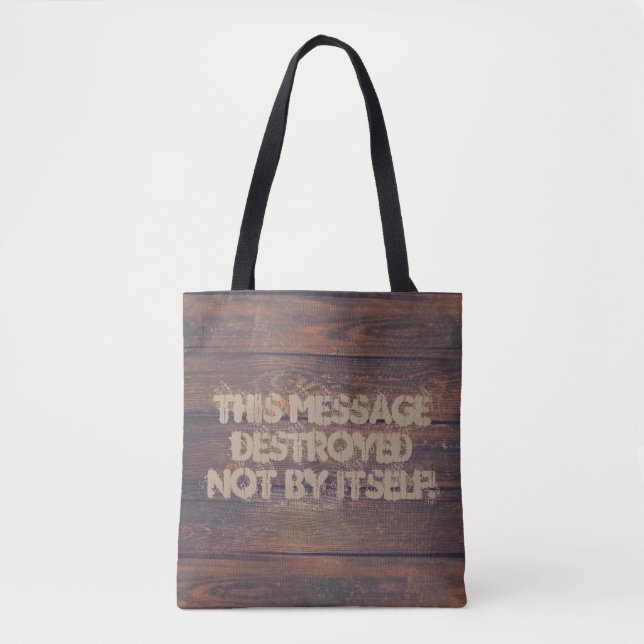 WOOD BOARDS seamless pattern + your ideas Tote Bag (Front)