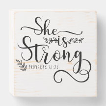 Wood Box Sign