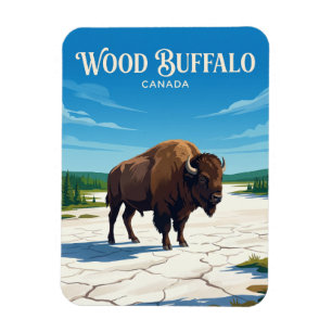 Wood Buffalo National Park Canada Magnet