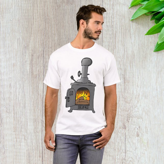 Wood Burner Stove T-Shirt (Creator Uploaded)