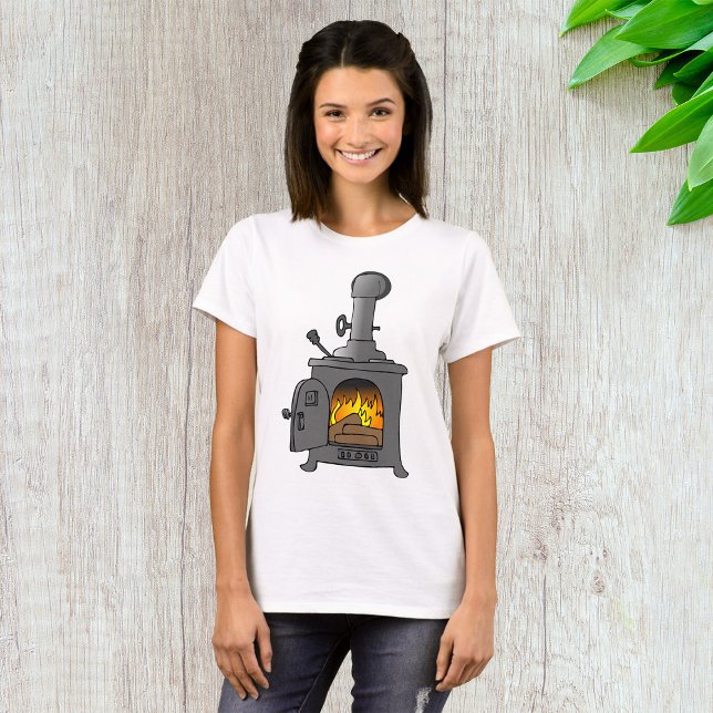 Wood Burner Stove T-Shirt (Creator Uploaded)