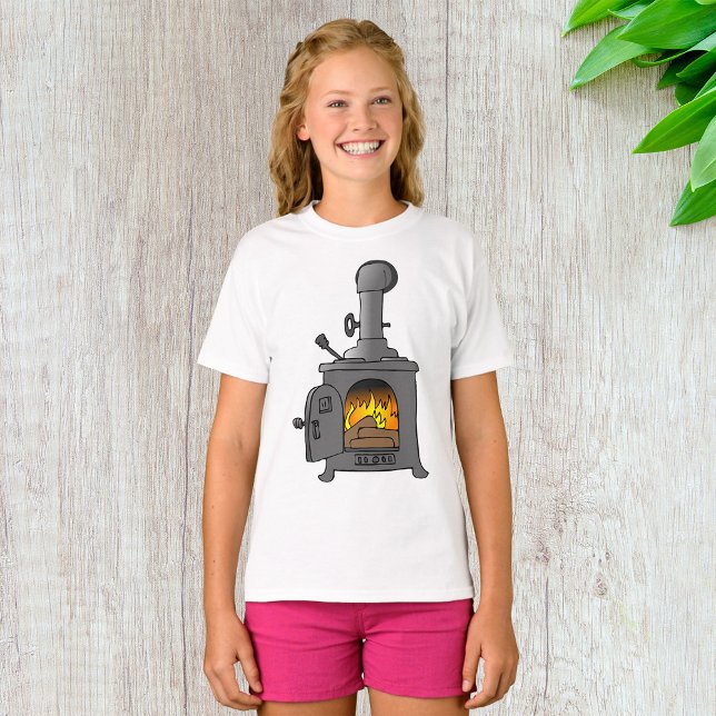 Wood Burner Stove T-Shirt (Creator Uploaded)
