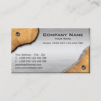 Wood Business Card