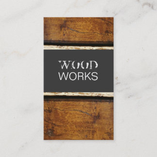 WOOD BUSINESS CARD